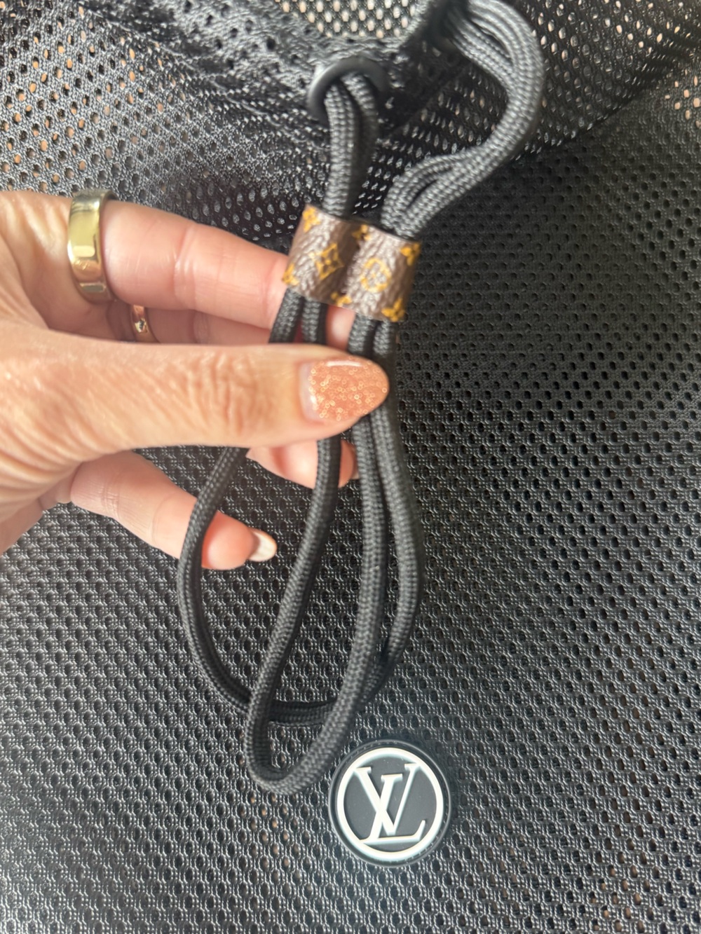 Louis Vuitton Sneakerina Dustbag Mesh Drawstring Pouch